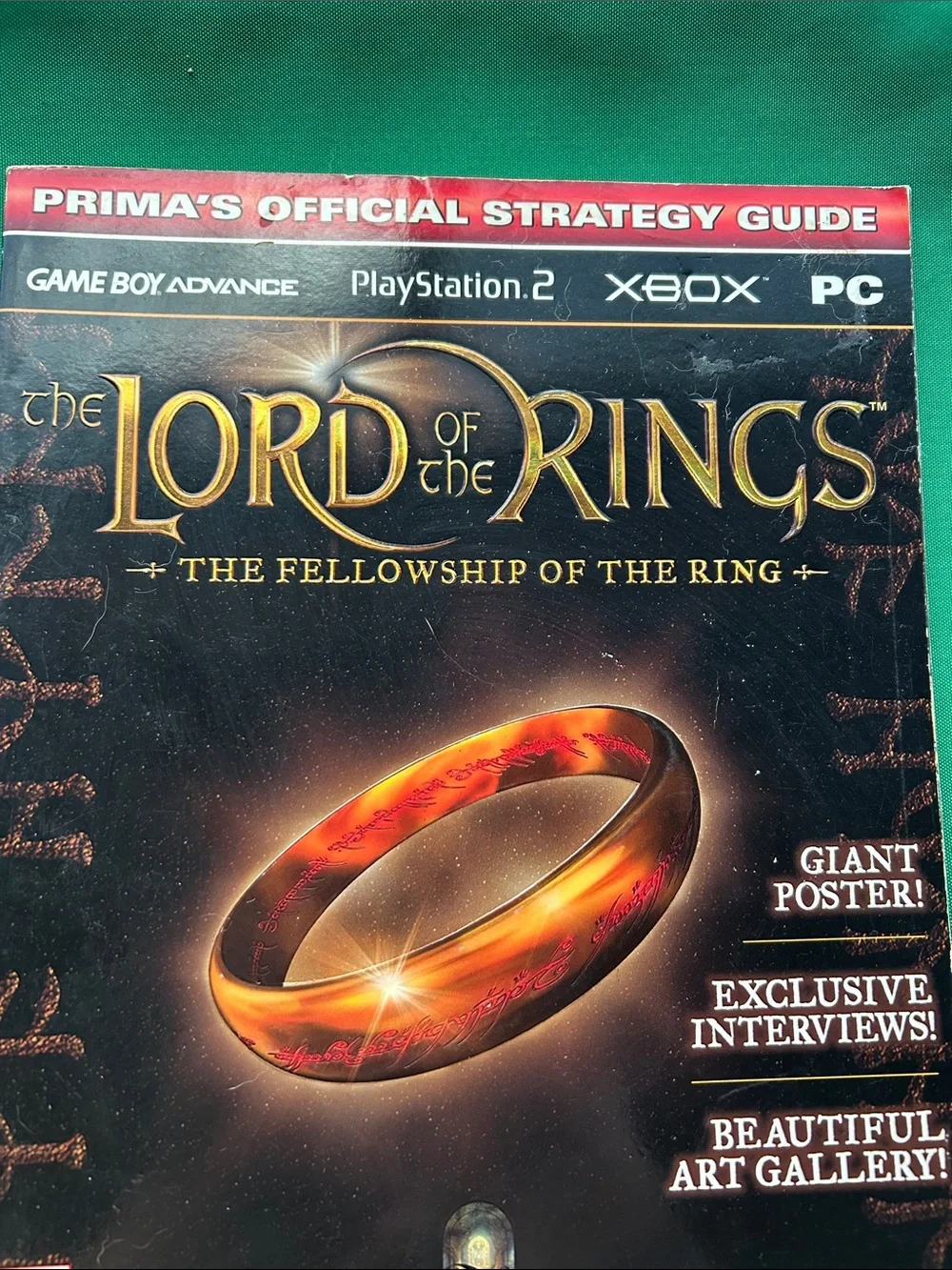 Prima’s  Lord of the Rings Strategy Guide  The Fellowship of The Ring